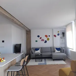 Moderno Y Sofisticado Con Vistas A La Ciudad , Bilbao Spanien